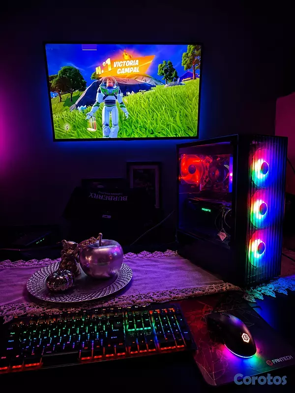 computadoras y laptops - 🔥 PC Gamer RTX 2080 Super + Ryzen 5 + 32GB RGB 🔥 5