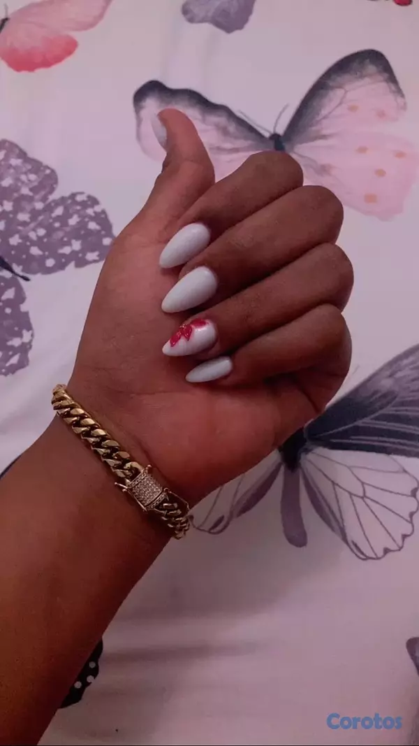 servicios profesionales - hago uñas acrílicas a domicilio pedicura manicura  2