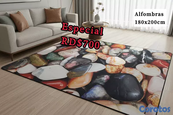 decoración y accesorios - alfombras 3D tamaño grande 180x200cm  6