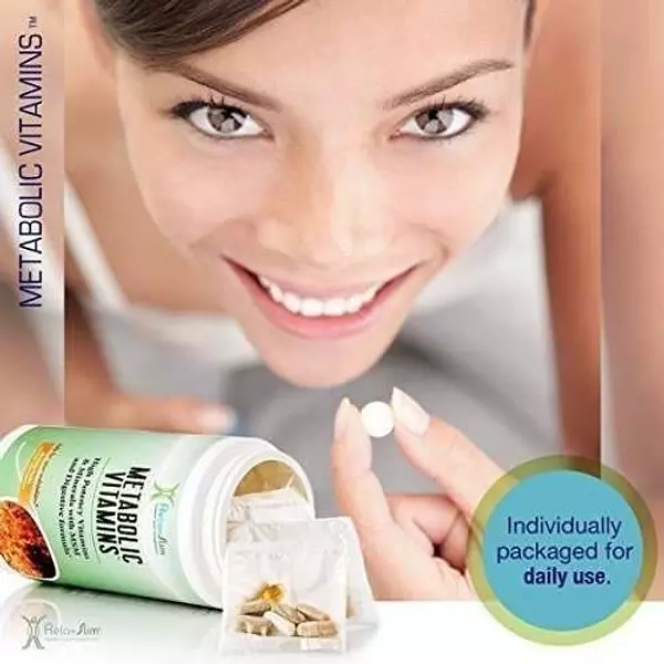 Salud y Equipamiento Médico - Relaxslim Metabolic Vitamins Alta Potencia Y Minerales Msm 2