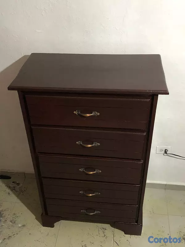 muebles y colchones - Biuro 5 Gavetas  en madera 2