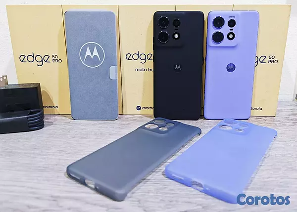 celulares y tabletas - 
MOTOROLA EDGE 50 PRO 5G + TCL BUDS NUEVO DE CAJA 256GB 16RAM
