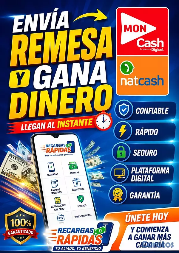 servicios profesionales - Envia remesas a haiti Moncash y natcash con digice 1