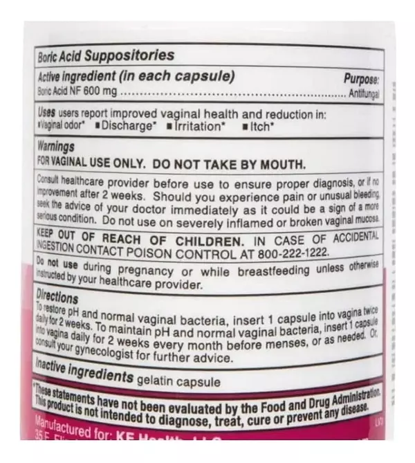 Salud y Equipamiento Médico - Boricap 600mg 30 Sup Pack De 2 - Unidades 4
