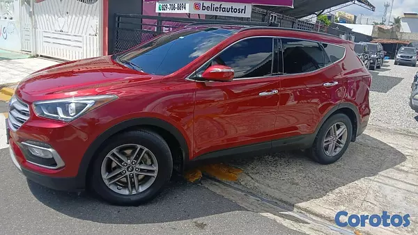jeepetas y camionetas - Hyundai Santa Fe Sport 2017, la Full, Techo Panoramico RD$950,000 NEG. SDE 8