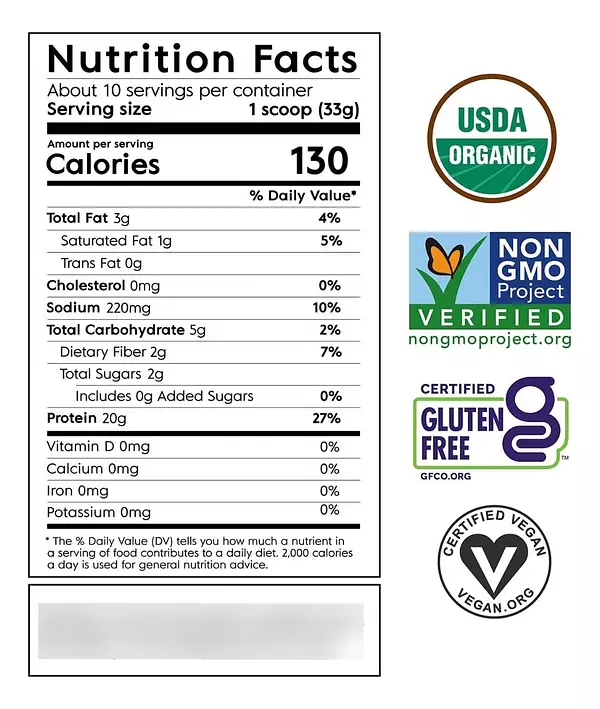 Salud y Equipamiento Médico - Proteina Vegana Chocolate 355g 2
