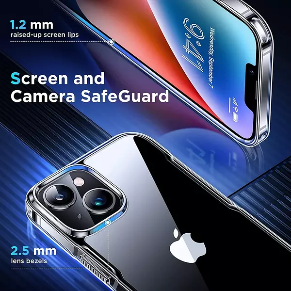 Salud y Equipamiento Médico - Funda Ultra Transparente Para iPhone 14 Simtect 7