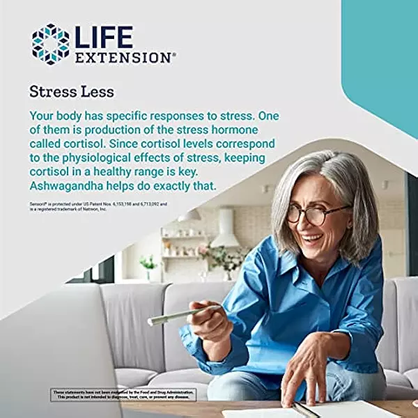Salud y Equipamiento Médico - Life Extenson Ashwagandha Extract Veg Capsules 60count 2