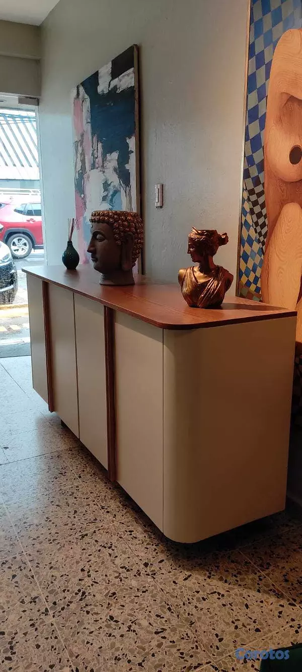 muebles y colchones - Se vende Credenza diseño Lakeado con tope en Roble 6