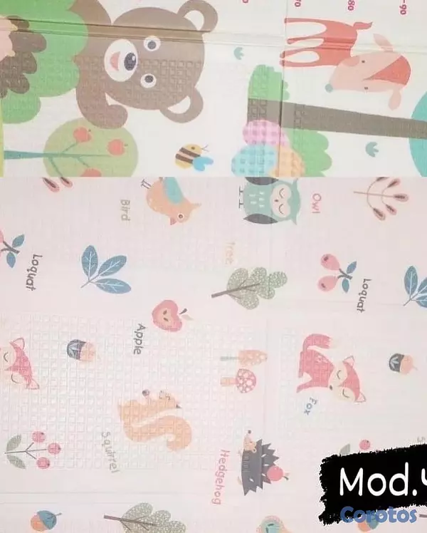 juguetes - ALFOMBRA PLEGABLE PARA BEBÉS INCLUYE BOLSO NUEVA  4