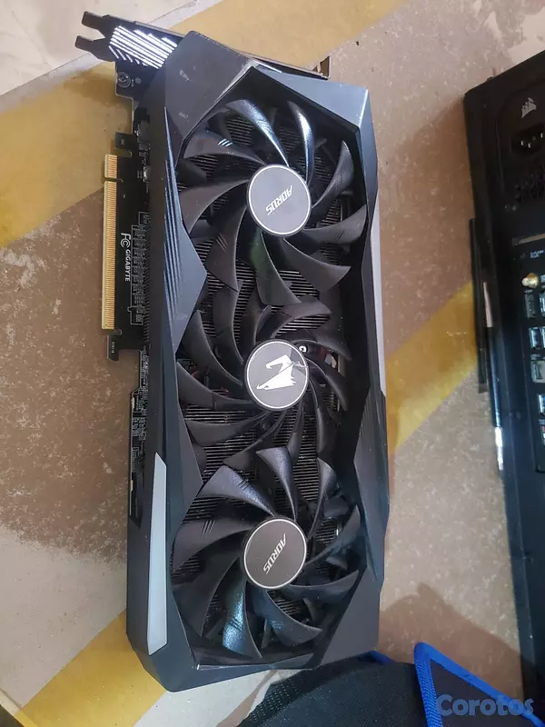 computadoras y laptops - 3070 NVIDIA RTX Gigabyte AORUS 8GB DDR5 - Tarjeta  3