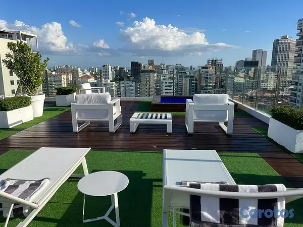 apartamentos - Apartamento en Alquiler en Piantini Amueblado de U 2