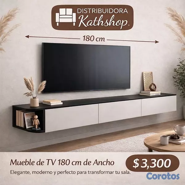 decoración y accesorios - mueble TV viene desarmado en su caja Nuevo  2