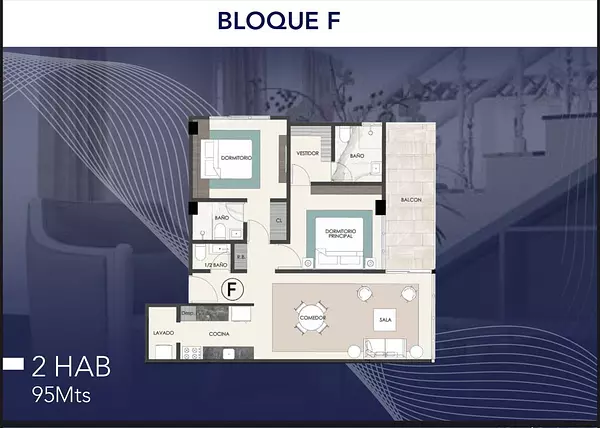 apartamentos - Apartamento  de venta en la mejor zona de el  Millón 4