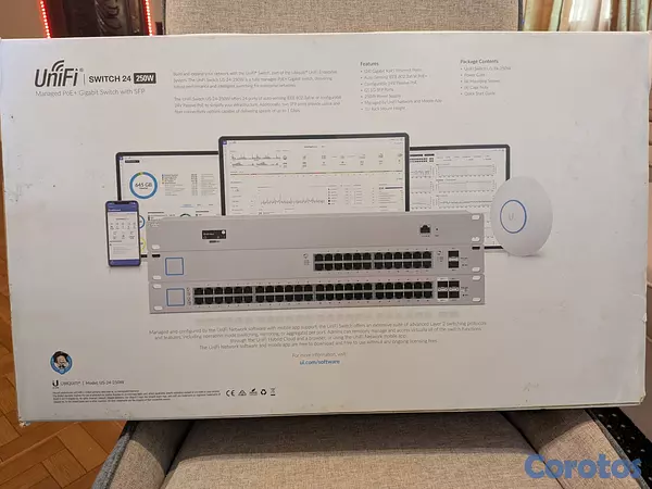 computadoras y laptops - Ubiquiti UniFi Switch 24 PoE (250W) - DEFECTUOSO 2