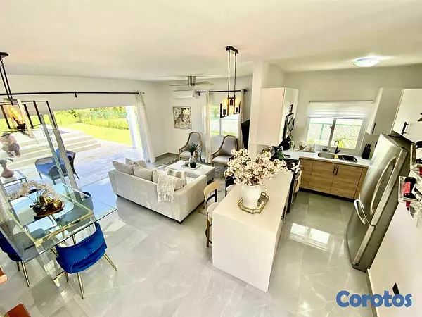 casas vacacionales y villas - Villa en venta en vista cana  3