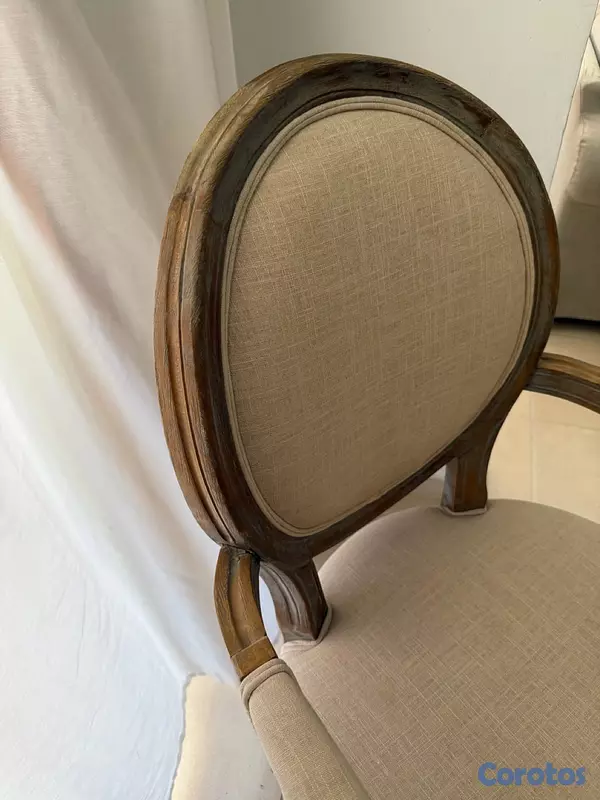 decoración y accesorios - Par de sillas vintage de madera – Elegantes y en buen estado 3