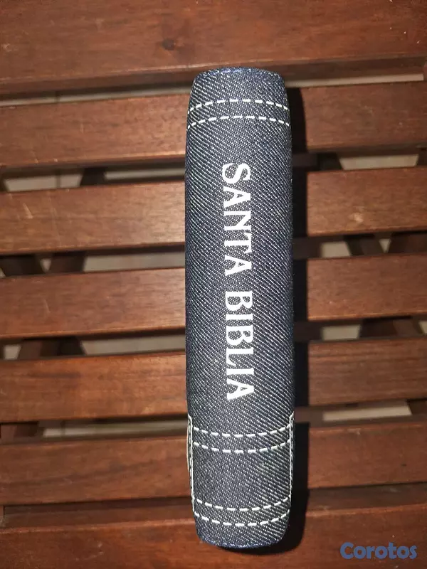 accesorios - Biblia con cover de jean 2