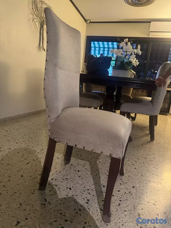 muebles y colchones - sillas de comedor  2