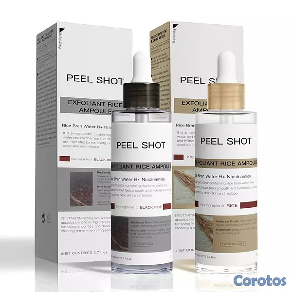 salud y belleza - Suero exfoliante suave de arroz – Peel Shot Glow R 2