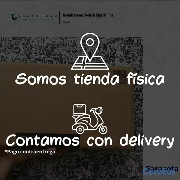 accesorios para electronica - Grandstream Switch PoE Gigabit de 8 puertos Gestio 3