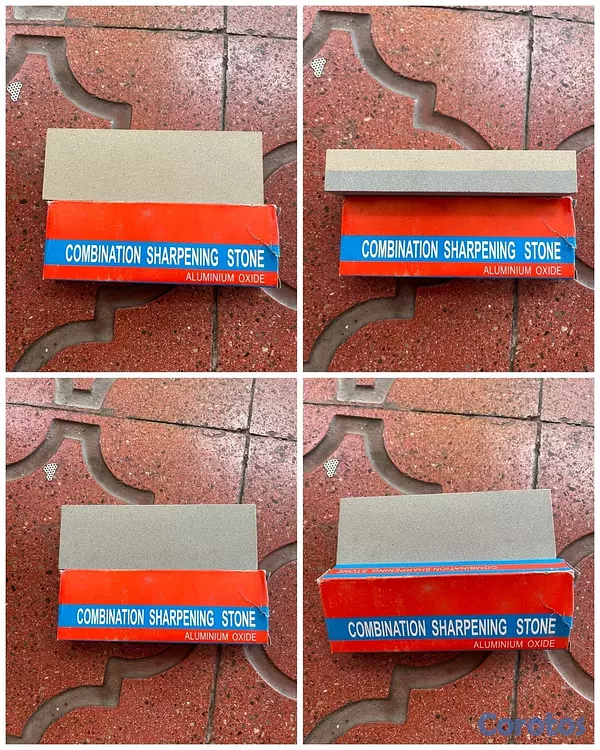 cocina - Piedra de afilar cuchillos, tijeras etcéteras. 6”x2”x1”.  3