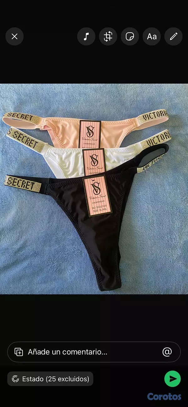 ropa para mujer - Pantis estilo victoria secret  5