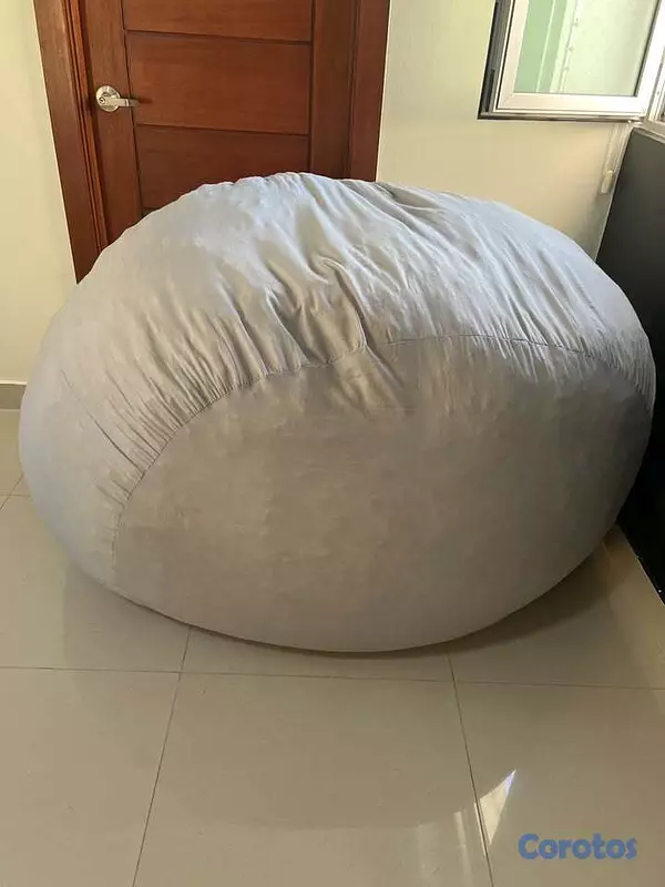 muebles y colchones -  Sillon moderno tipo Puff grande acolchado 2