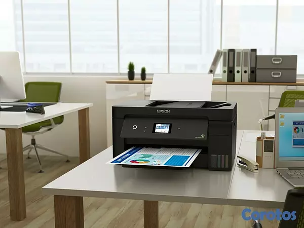 impresoras y scanners - MULTIFUNCIONAL EPSON  IMPRESION 13X19 CON BOTELLA DE TINTA DE FABRICA,L14150 4
