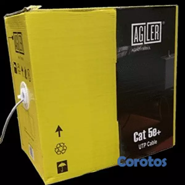 otros electronicos - ABLE UTP AGILER CAT5E, 1000 PIES, 25 AWG, 100% COBRE, FLUKE TEST PASS, 4 PARES