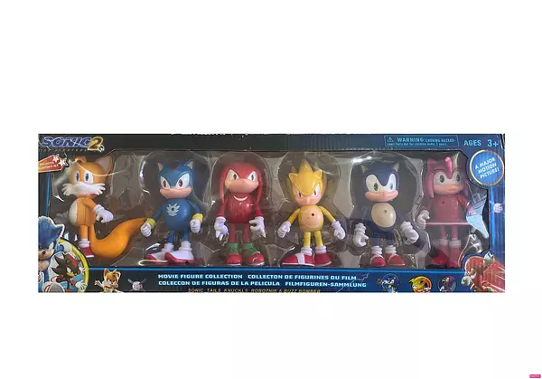 juguetes - KIT DE SONIC 2. Cantidad 6 personajes, Figuras de coleccion. 1