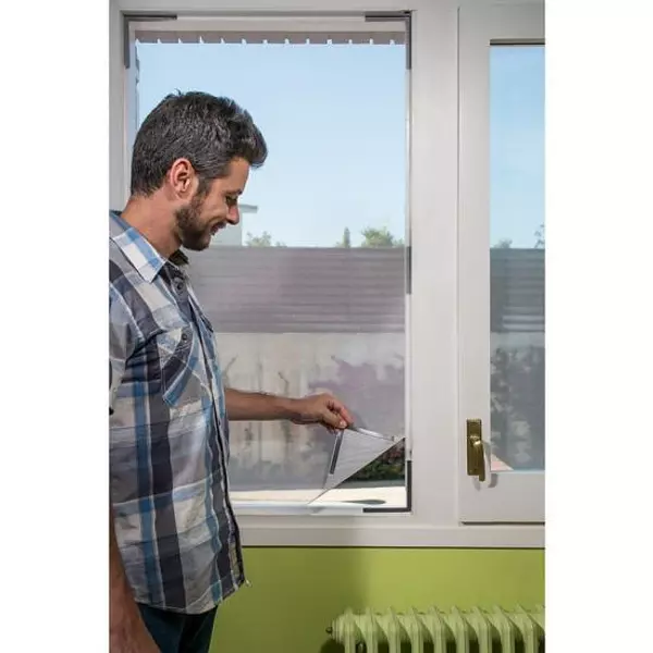 herramientas, jardines y exterior - Mosquitera Magnética 150x180cm Malla para Ventana Mosquitos antimosquito 2