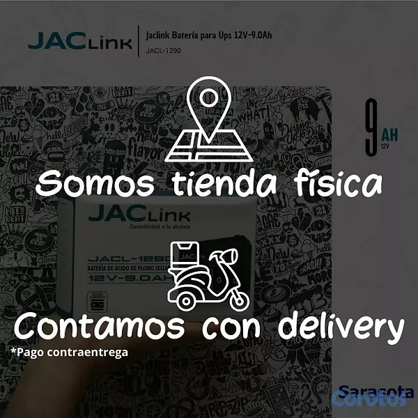 accesorios para electronica - Jaclink Bateria 12V 9.0Ah JACL-1290 3