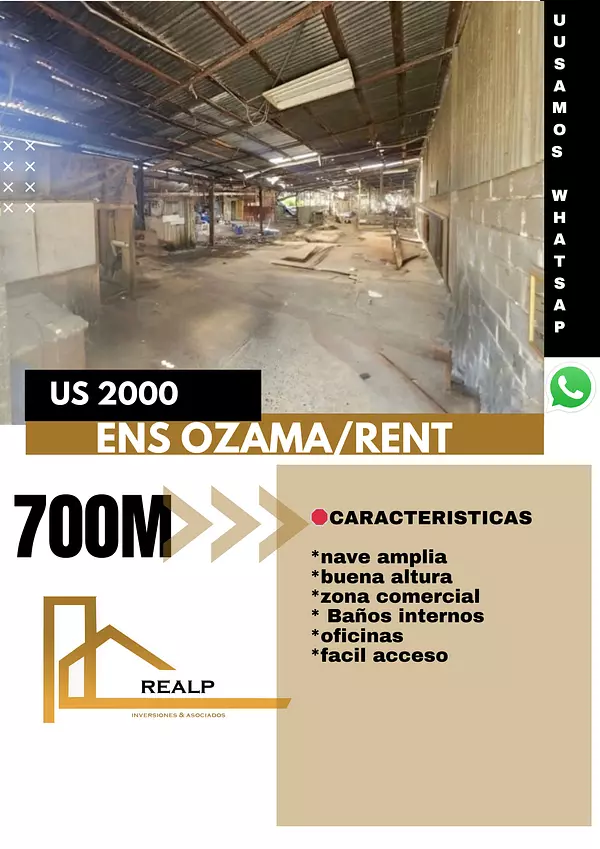 oficinas y locales comerciales - Nave céntrica en ozama 1