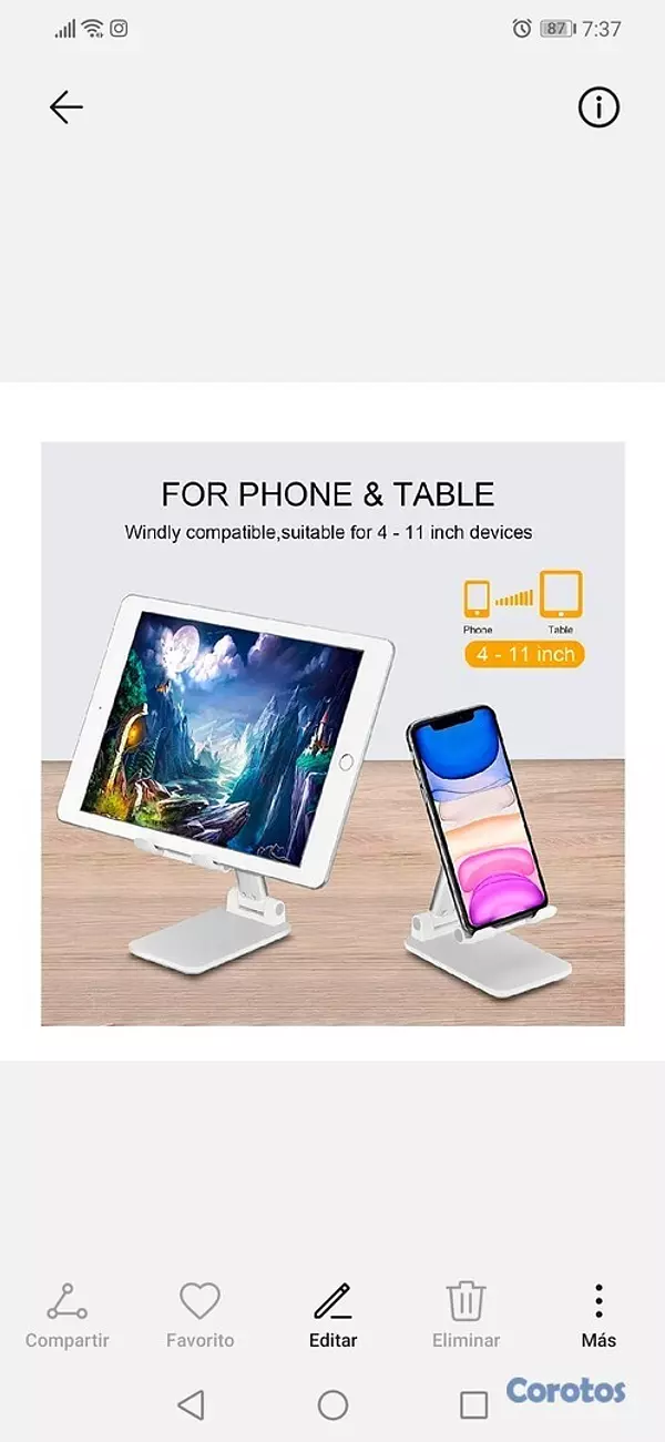 celulares y tabletas - Base para celulares  4