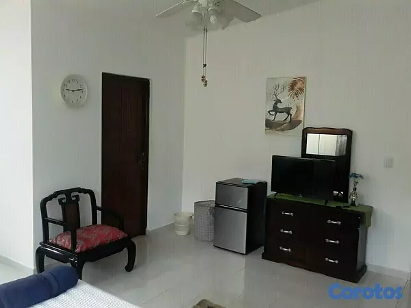 apartamentos - Habitacion compartida, amueblado,cama abanico, wifi, aire ac.  $ 15 US 1
