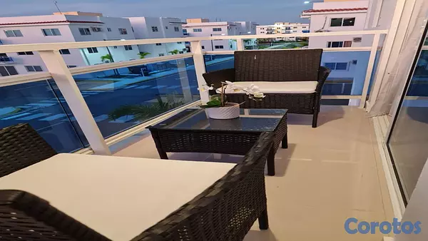 apartamentos - Apartamento amueblado y alquilado en venta en Punta Cana, con piscina. 7