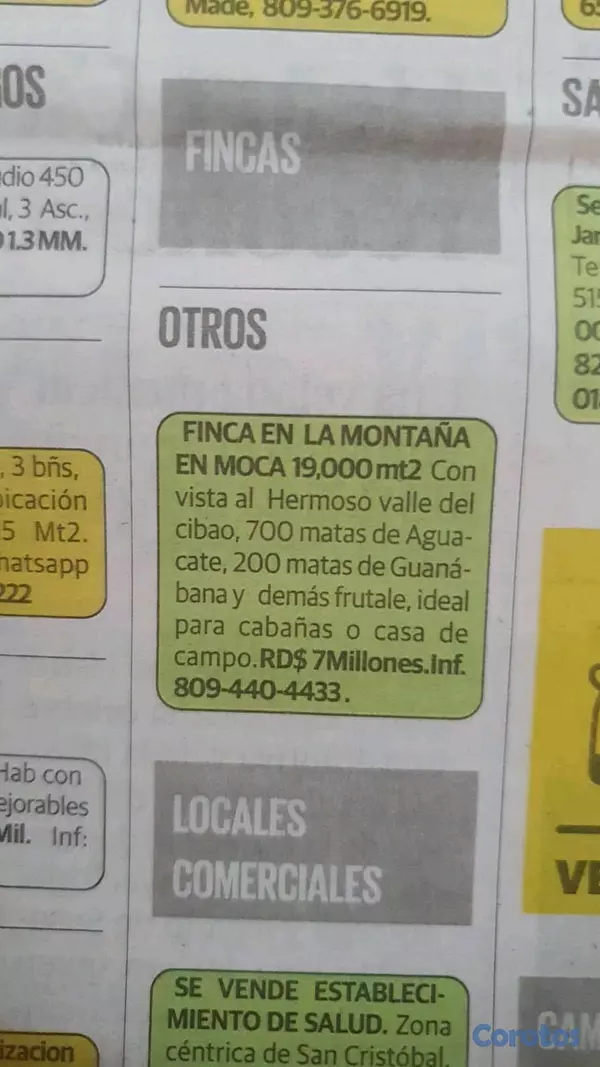 solares y terrenos - Se vende finca en montaña de Moca, las lagunas ideal para cabañas o villas  10