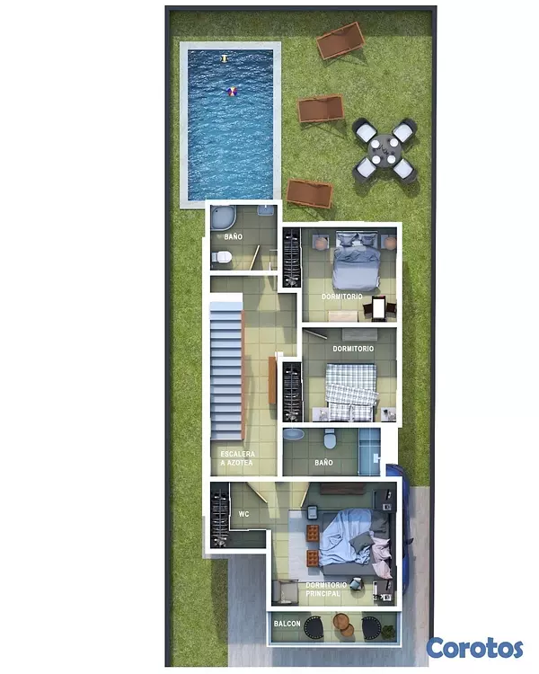casas - venta de casa con piscina en la avenida ecológica santo Domingo este  4