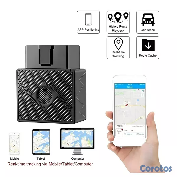 accesorios para vehiculos - 📡 Rastreador GPS OBDII para Vehículos - No requier 2