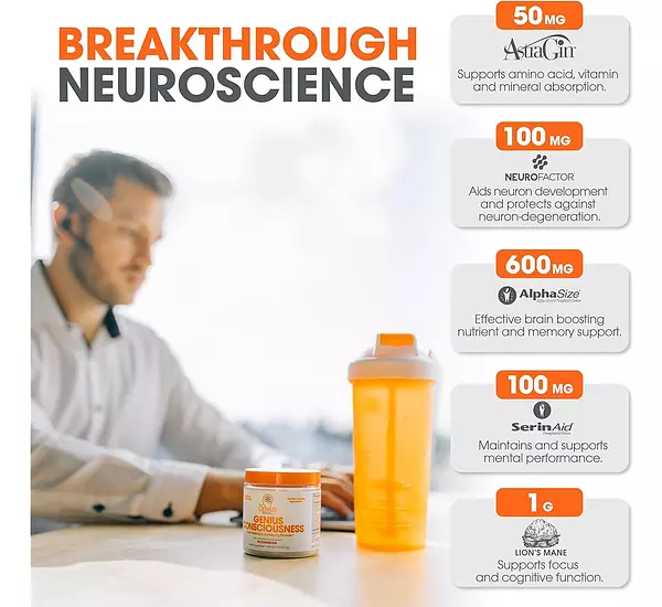 Salud y Equipamiento Médico - Conciencia De Genio, Super Nootrópico Cerebro Suplemento En 3