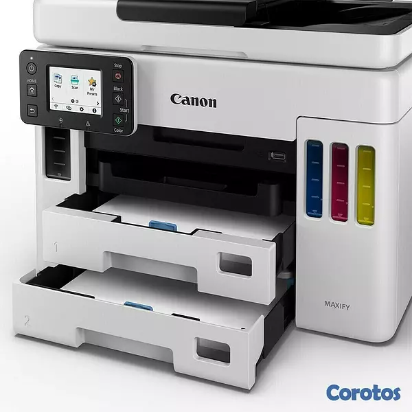 impresoras y scanners - GX7010 CANON MAXIFY, SISTEMA TINTA CONTINUA, DE FABRICA ,COLOR, 45PPM  3