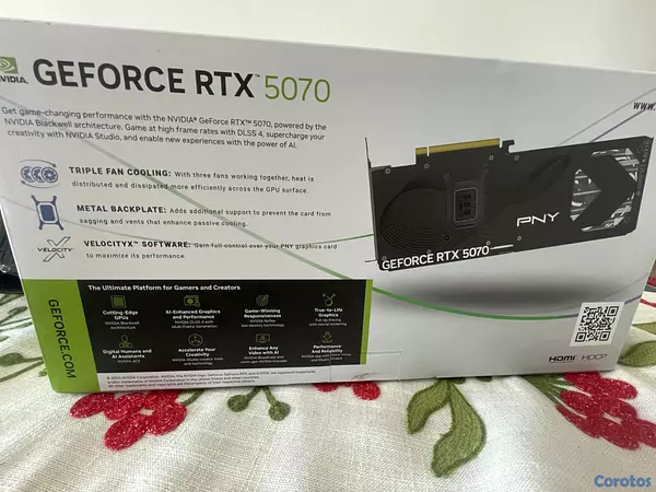 computadoras y laptops - GPU RTX 5070 12 GB PNY 2