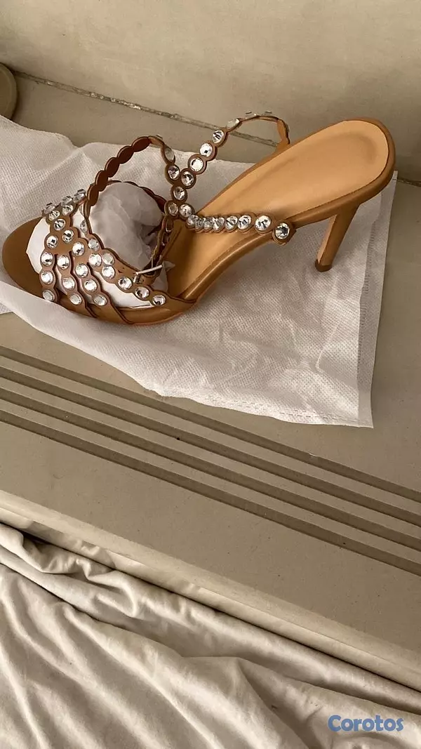 zapatos para mujer - zapatillas crema de vestir 2