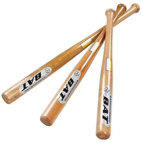 Artículos Deportivos - BATE DE BEISBOL MADERA PARA NIÑOS BASEBALL SAIBA SPORT BAT 8