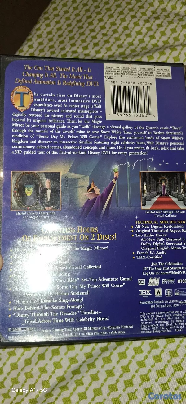 hobby y coleccion - Pelicula original de coleccion Blancanieves y los 7 Enanitos. 5