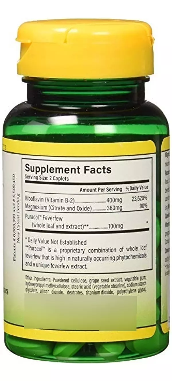 Salud y Equipamiento Médico - Migrelief Original Formula 60 Capsulas  Combate La Migraña 3