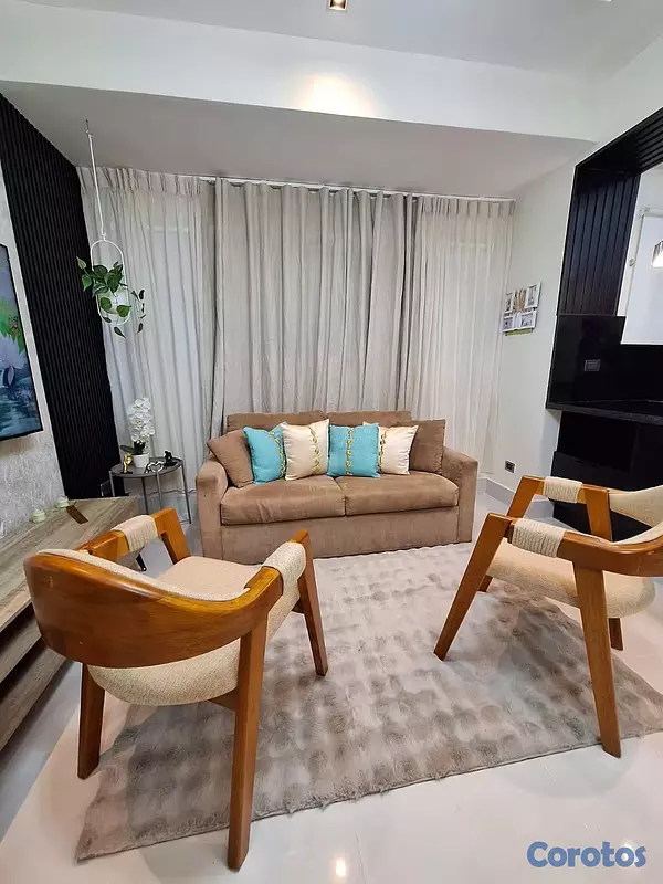 apartamentos - Alquilo apartamento amoblado en torre nueva a estr 6
