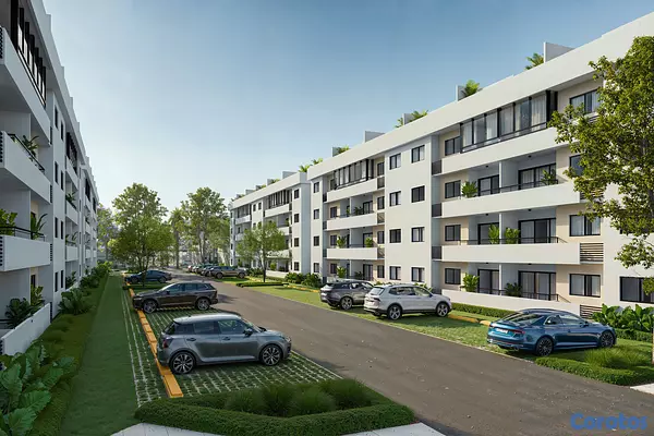 apartamentos - venta de apartamentos con piscina próximo avenida ecológica Santo Domingo  2