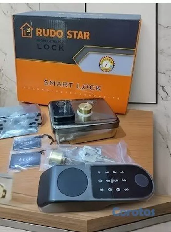 decoración y accesorios - Cerradura Inteligente HS-JSL7 de Alta Seguridad 3